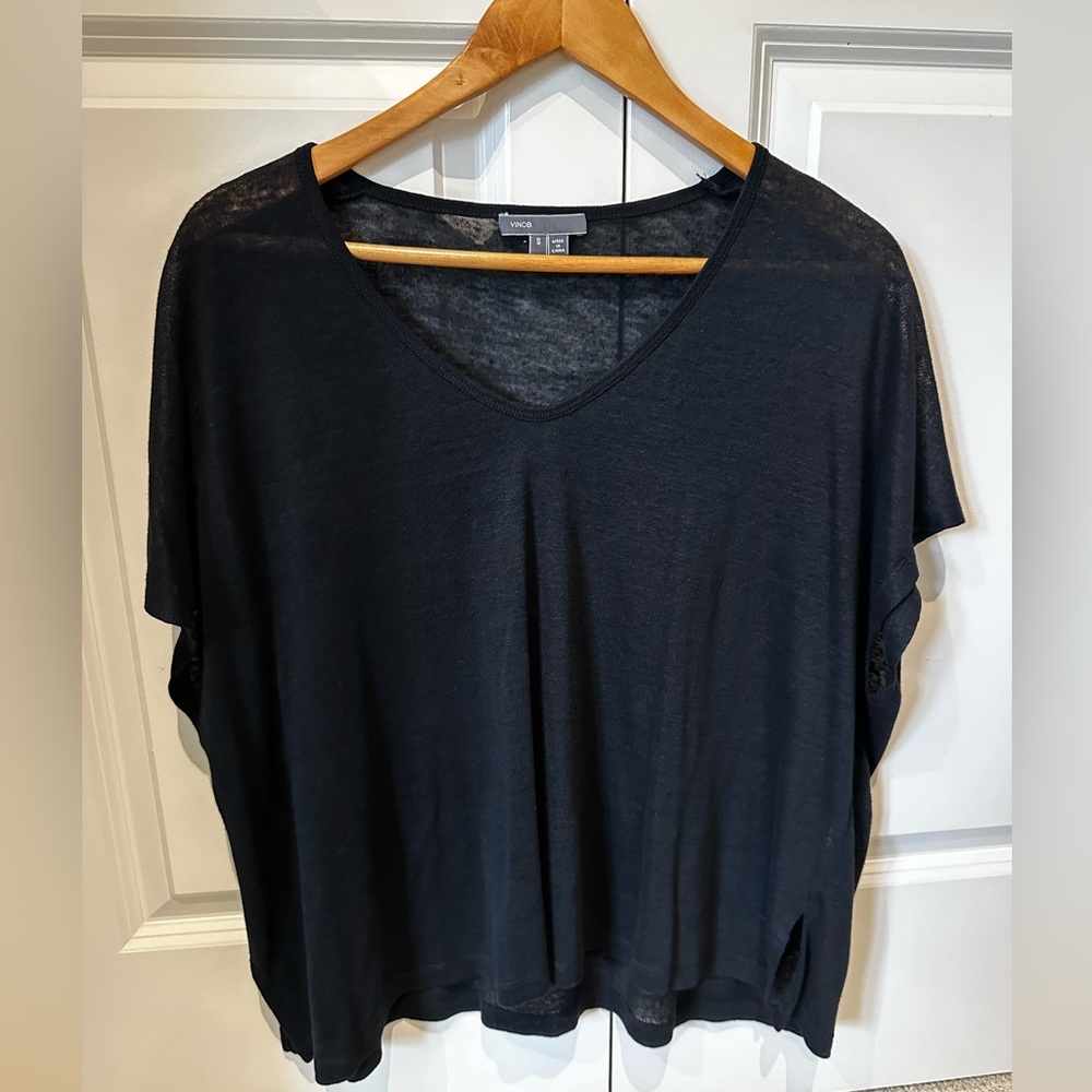 Vince Brand Linen T-shirt